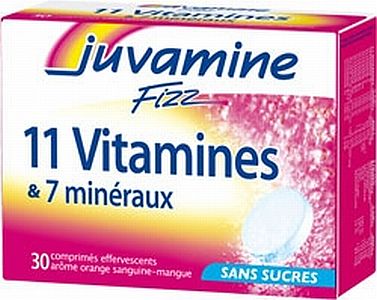 Juvamine 11 vitamins and 7 minerals, 30 comprimate
